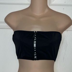LF The Brand Black Bandeau Tube Top M